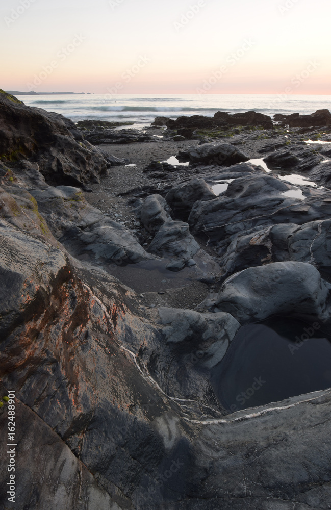 Tidal Pool Tregardock Beach Cornwall