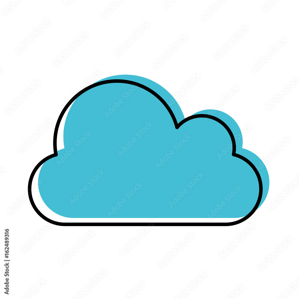 cloud computing isolated icon vector illustration design cloud computing isolated icon vector illustration design