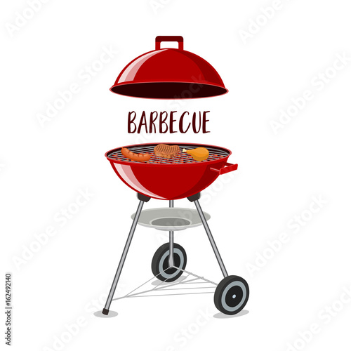 Barbecue or grill party icon