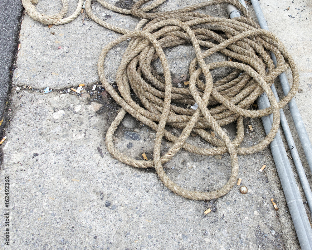 old marine rope