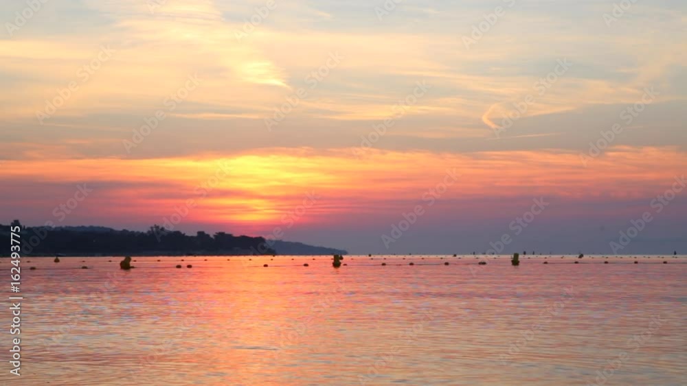 Sunrise, the Mediterranean Sea, France, San Trapez_2