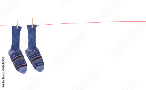 Socken auf der Leine