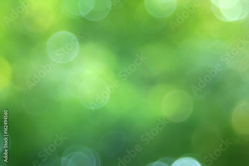 Abstract bokeh green bubble style effect