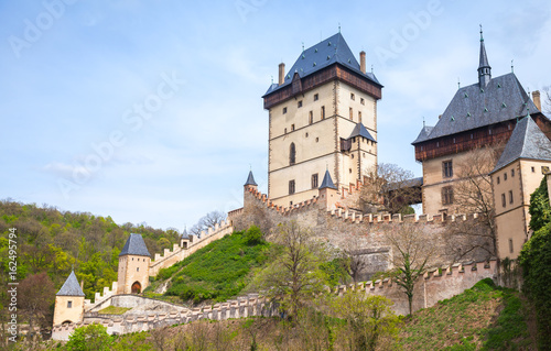 Karlstejn castle, founded 1348 CE by Charles IV