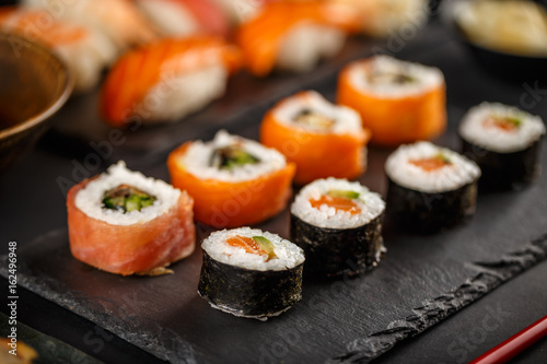 Sushi rolls set