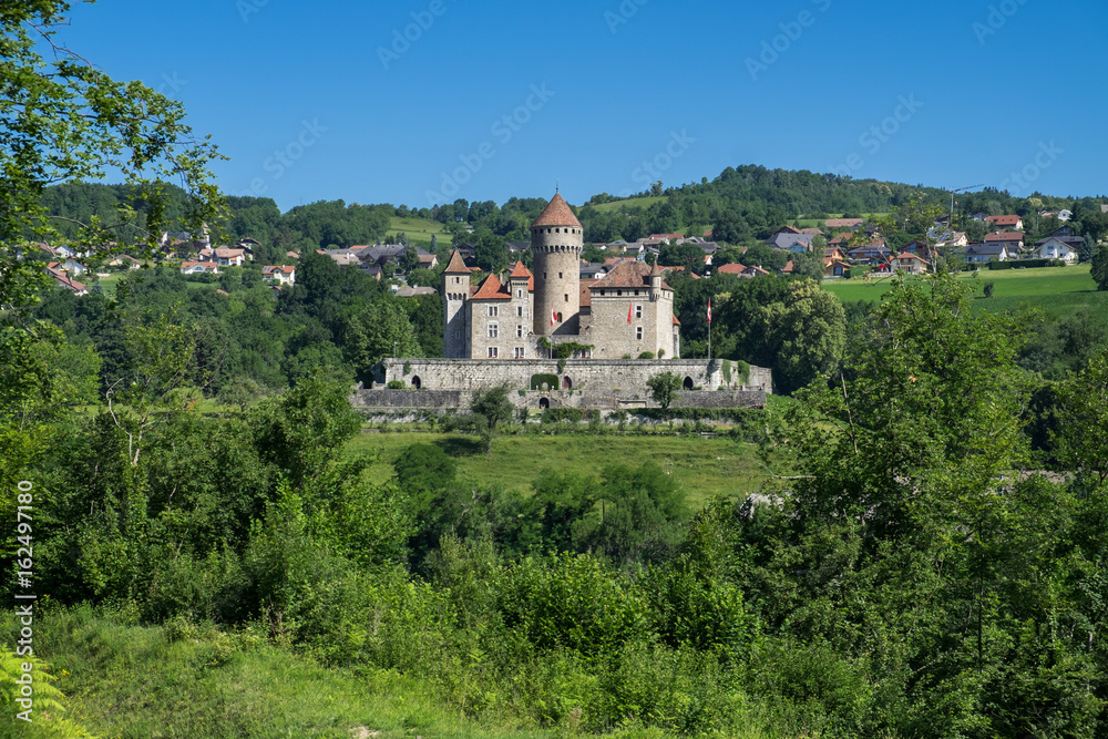 The Chateau de Montrottier (Montrottier Castle) near Annecy, Haute Savoie, France