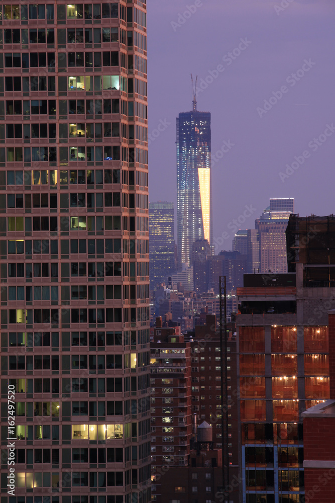 Fototapeta premium New-York winter Night