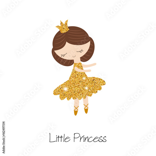 Cartoon princess girl