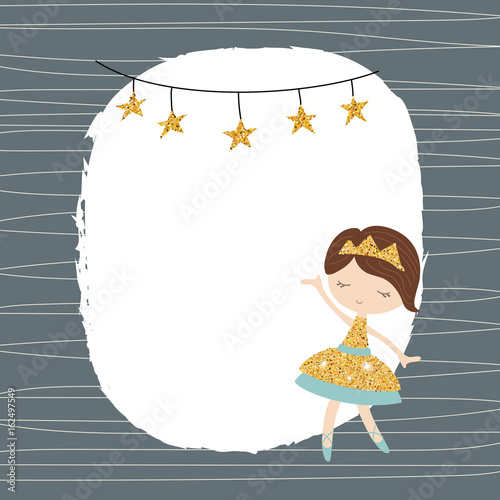 Cartoon princess girl