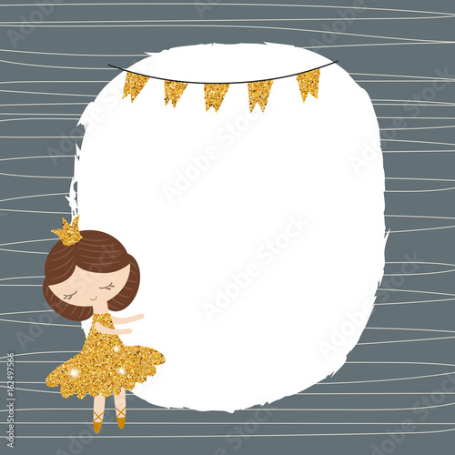 Cartoon princess girl