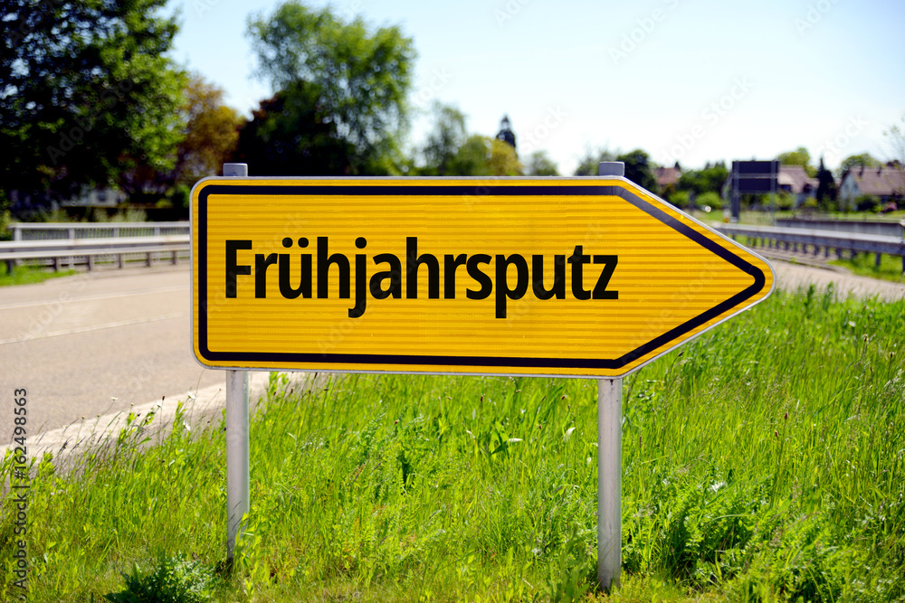 Fototapeta premium Frühjahrsputz