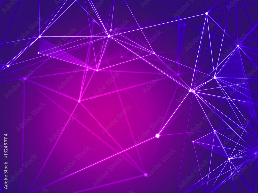 Abstract purple blue background . Connection structure with dots and lines. Science background. Big data. Abstract purple blue background . Connection structure with dots and lines. Science background. Big data.