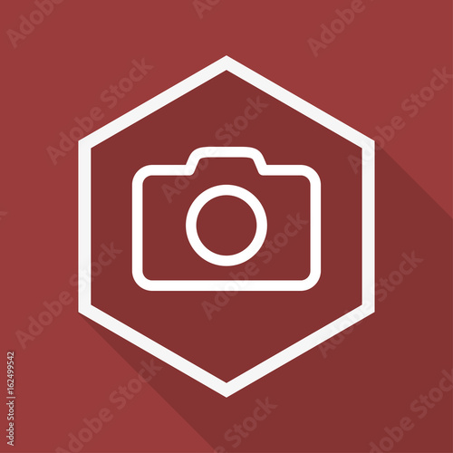 Poly Button mit Schatten - Kamera