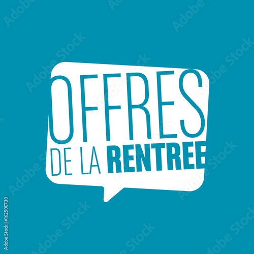 offres de la rentrée