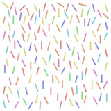 Vector pattern with colorful pencils isolated