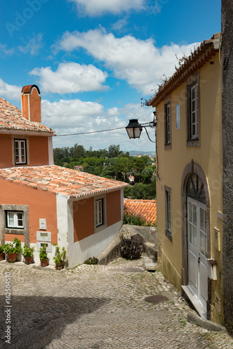 Alley ways in the picturesque resort town of Sintra, Portugal