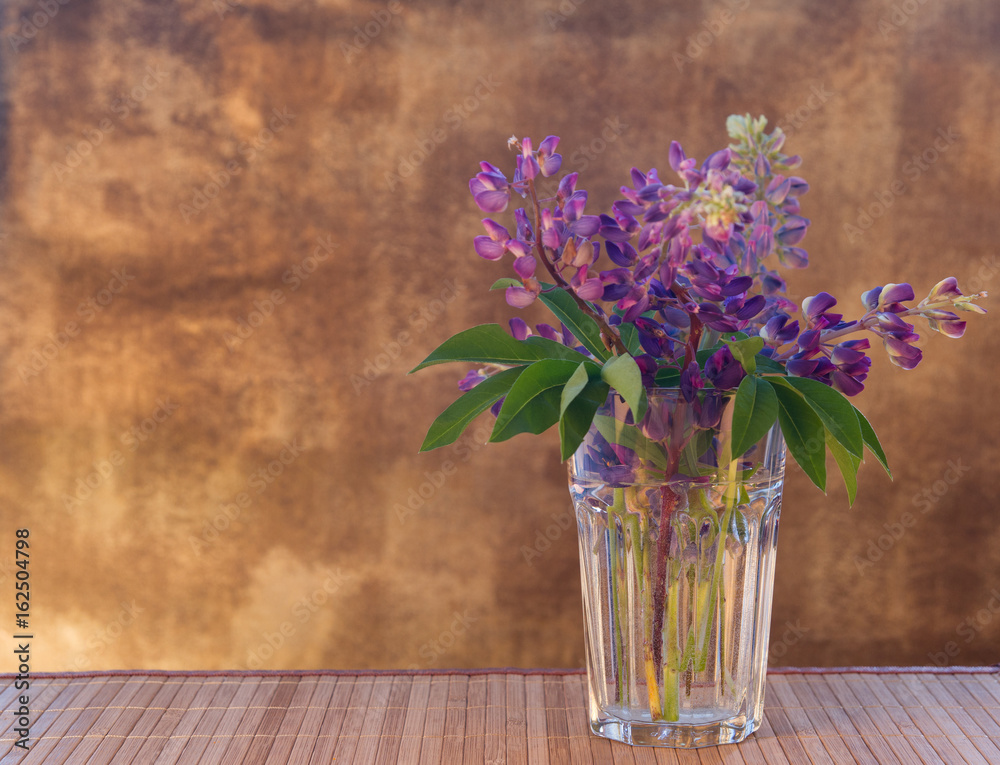Lupins in a glass Lupins in a glass