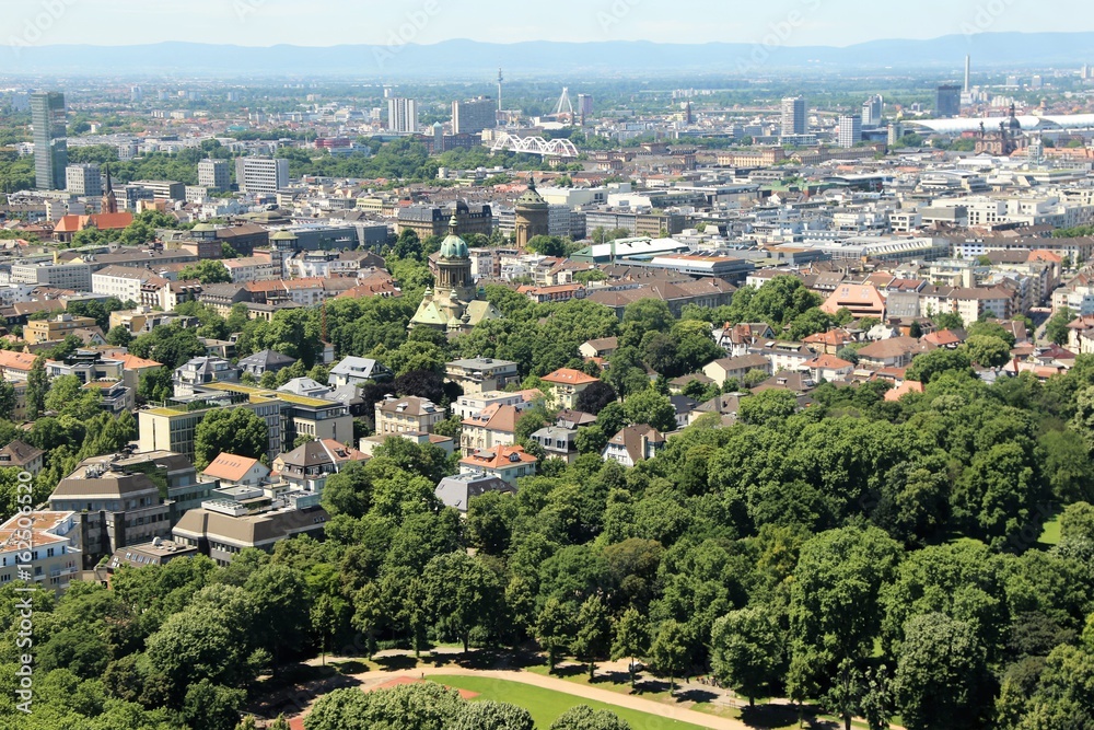 Mannheim von oben