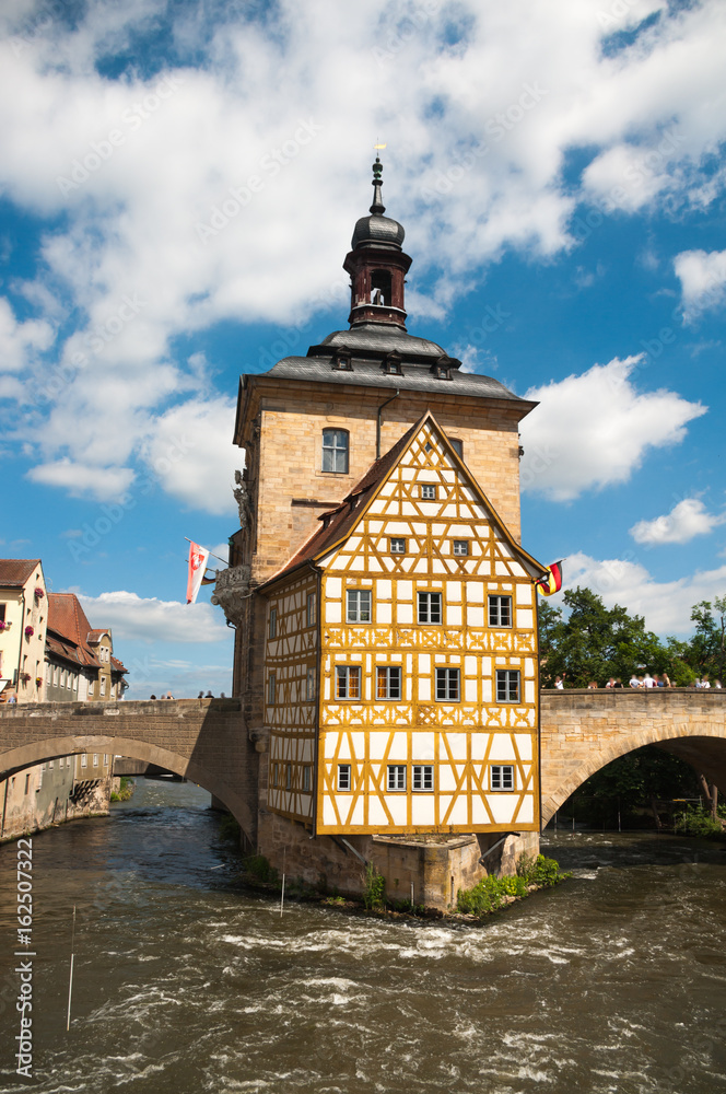Altes Rathaus von Bamberg an der Regnitz