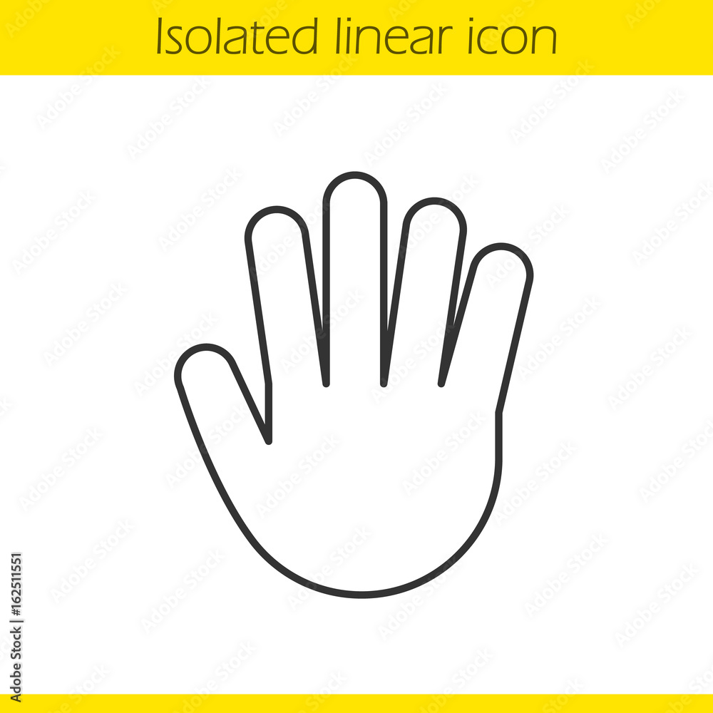 Palm linear icon Palm linear icon