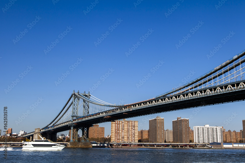 Williamsburg Bridge and Manhattan Skyline