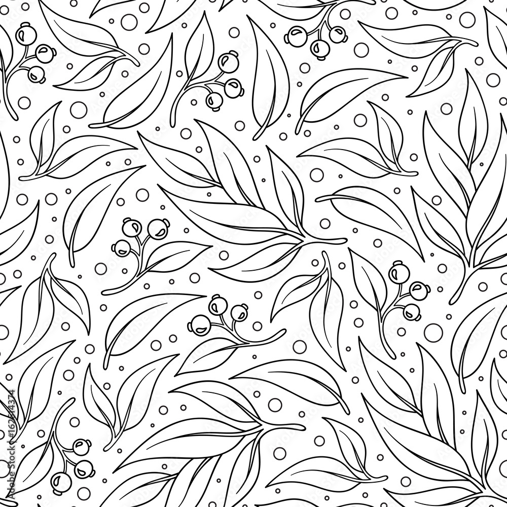 Fototapeta premium Coloring book for adult