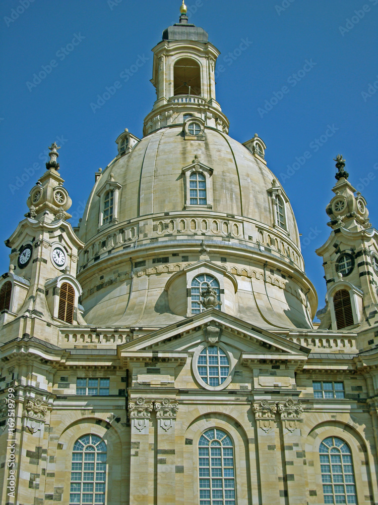 Frauenkirche in Dresden in Sachsen