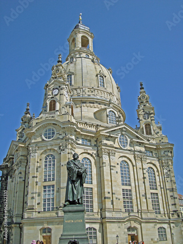 Frauenkirche in Dresden in Sachsen