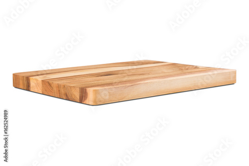 new rectangular wooden cutting board  top view