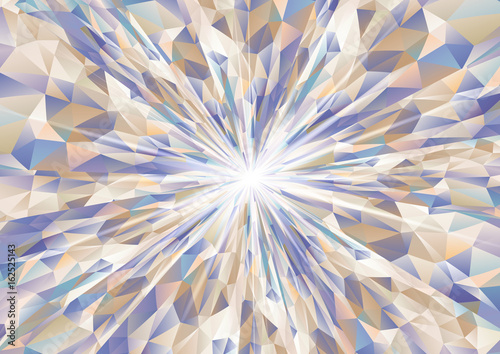 Cubism background radiation Cool navy blue and beige