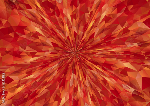 Cubism background radiation Bitter dark red