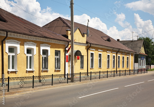 Pervomaiskaya street in Kobryn. Brest Region. Belarus photo