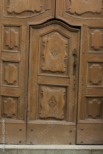 Old Door in Montechiaro d'Acqui, Italy