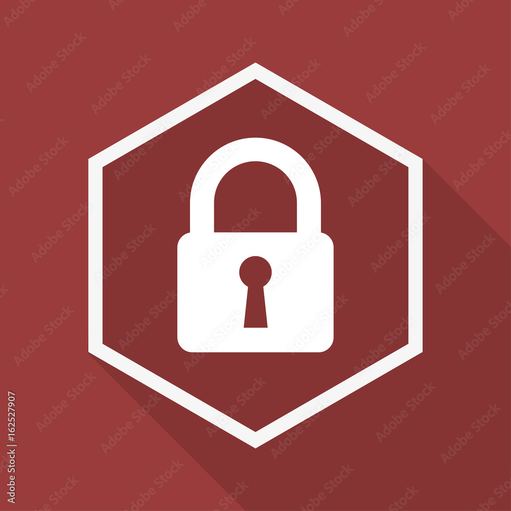 Poly Button mit Schatten - Schloss - Datenschutz Poly Button mit Schatten - Schloss - Datenschutz