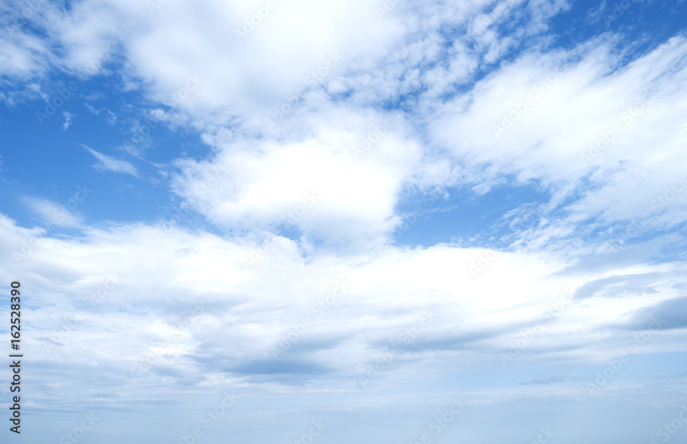 Beautiful blue sky with clouds Beautiful blue sky with clouds