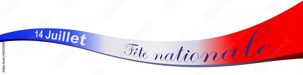 Bannière. 14 juillet. Fête nationale (fb)