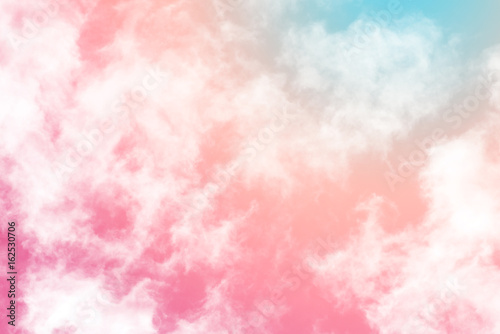 sun and cloud background with a pastel colored