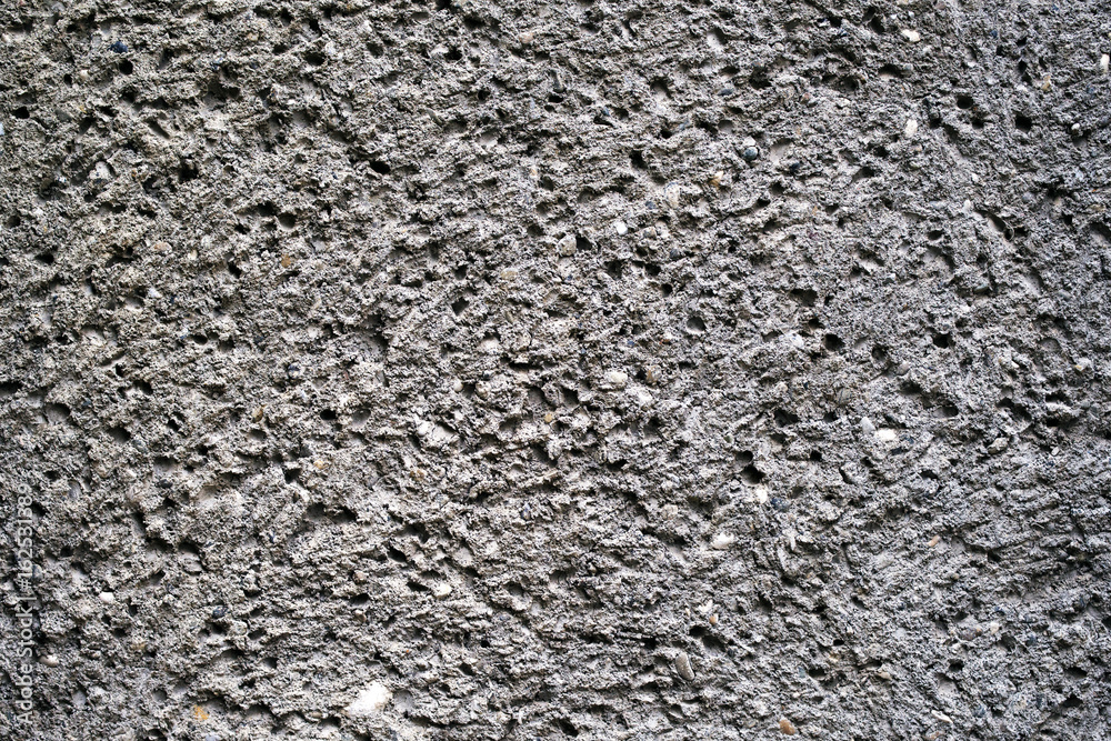 Gray textural plastered wall, texture grunge a background