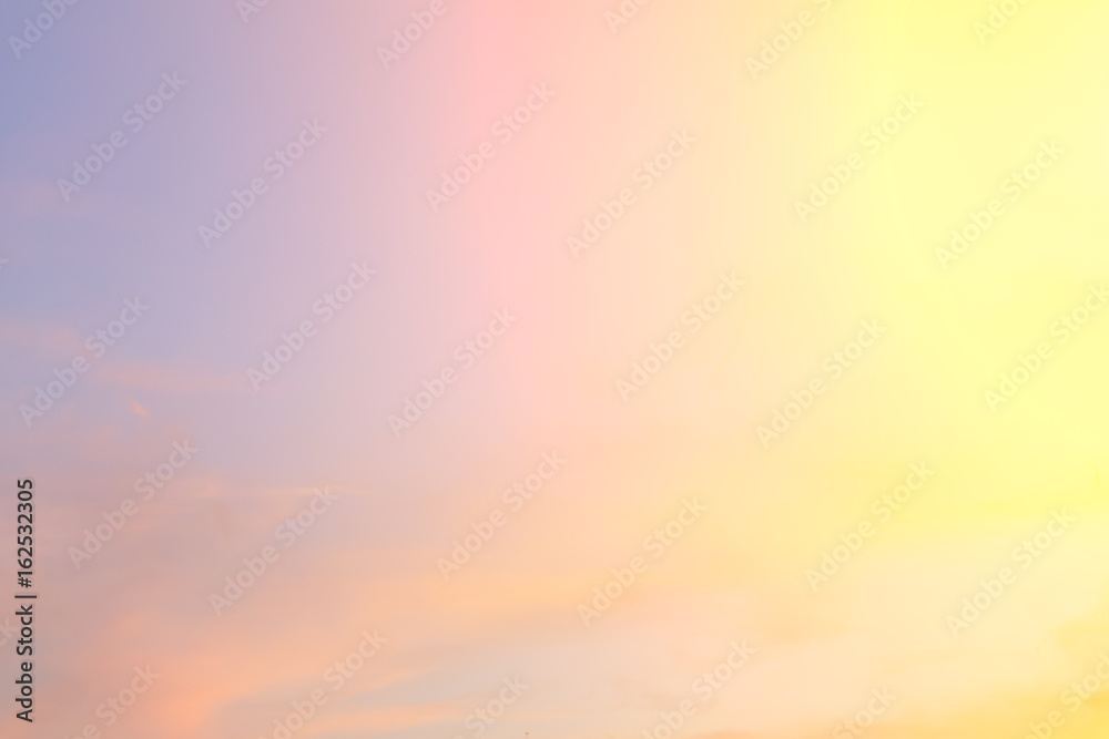 Naklejka premium Morning sun light orange hot zone.