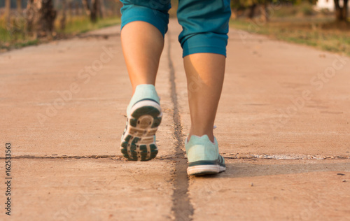 woman jogging