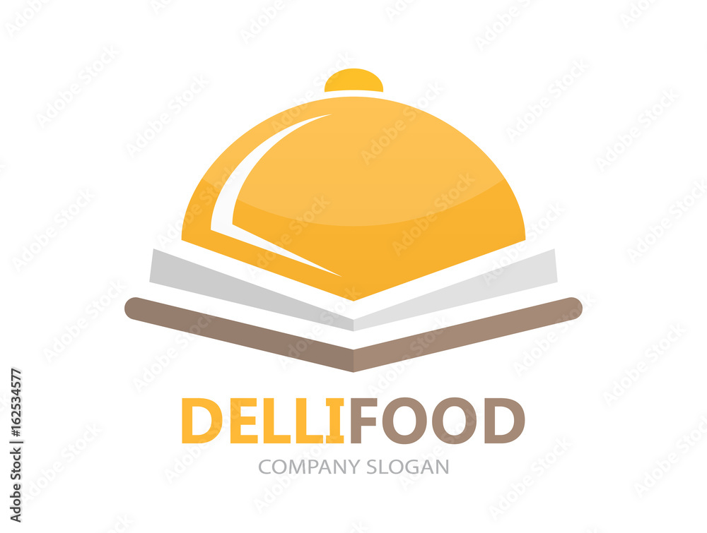 Unique kitchen logo combination design template Unique kitchen logo combination design template
