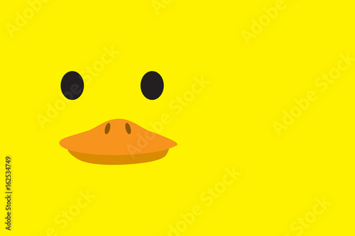 Cute duck head