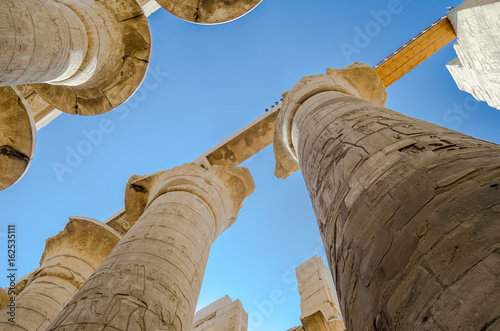 Egyptian columns. Luxor. photo