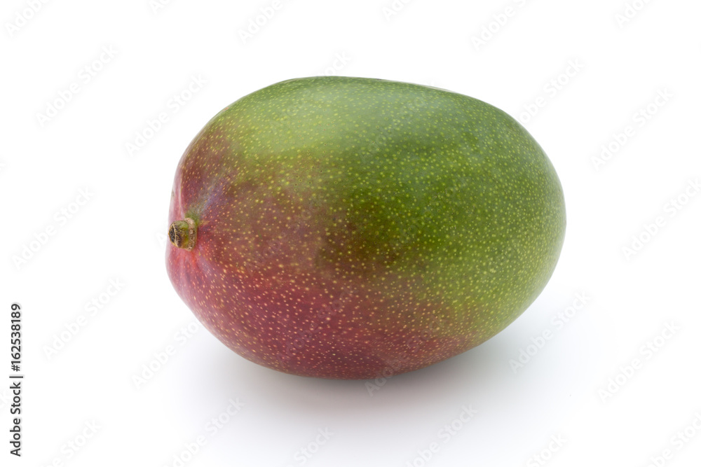 Mango fruit isolated on white background .