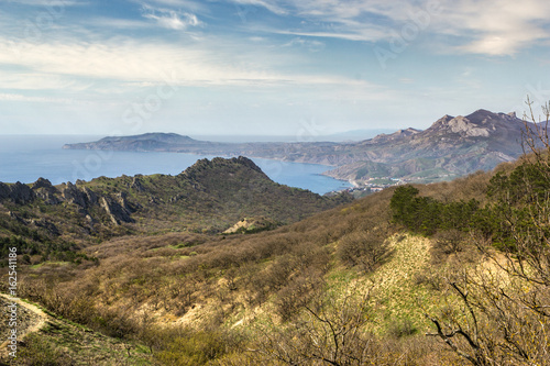 The Karadag nature reserve. Koktebel. Crimea