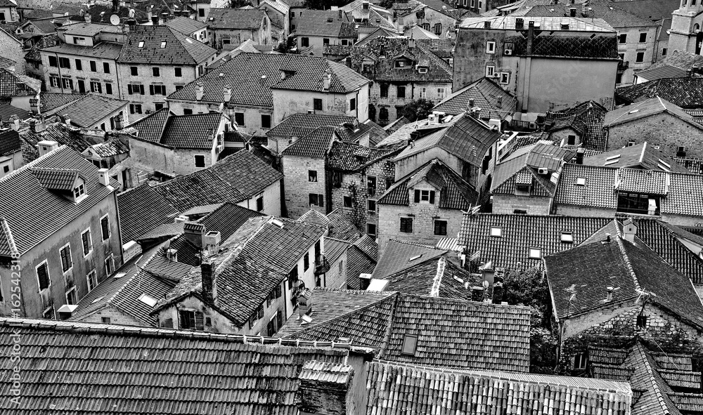 View of Kotor Bay in Monte Negro