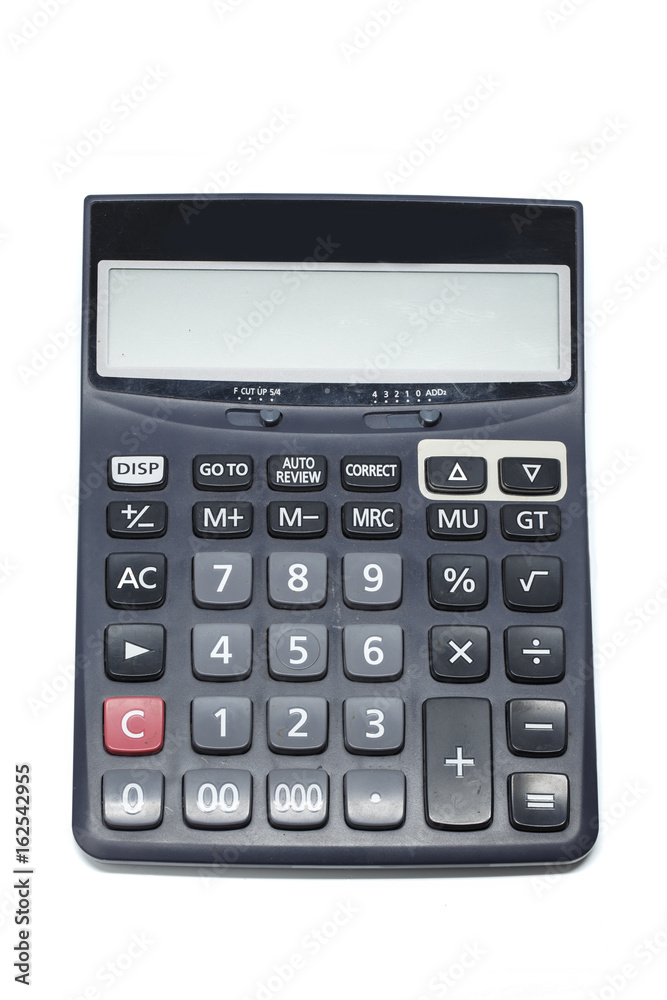calculator isolated on white background calculator isolated on white background