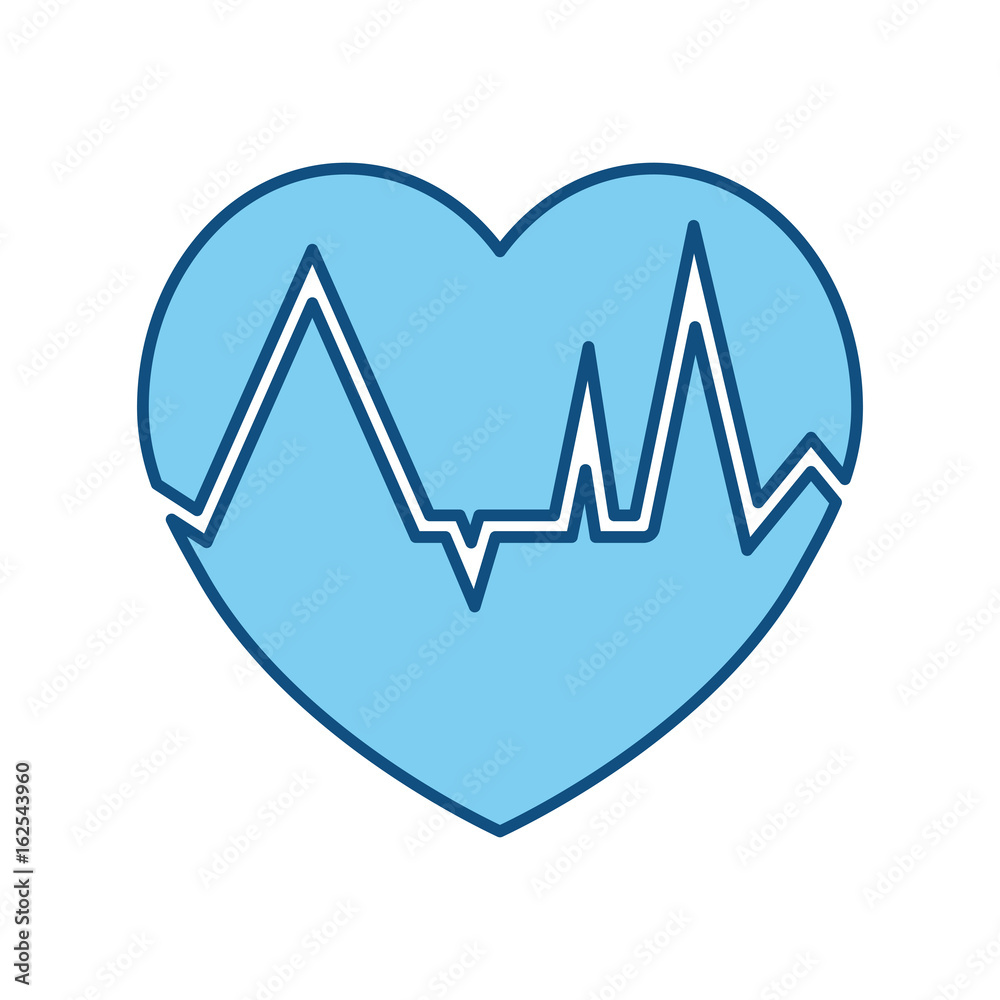 Heartbeat count red Heartbeat count red