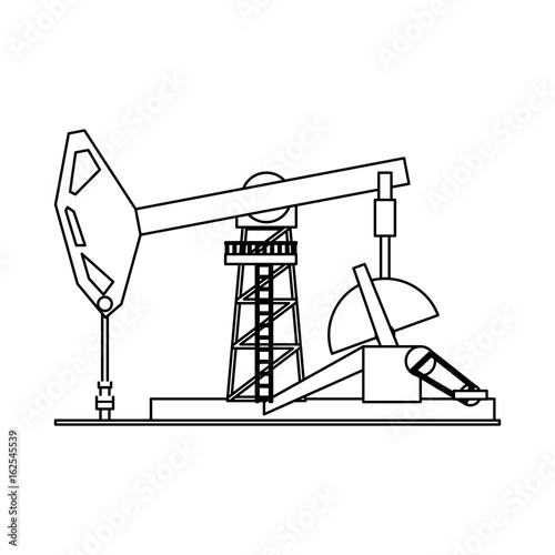 Oil pump silhouette