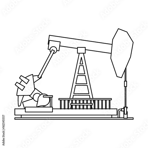 Oil pump silhouette